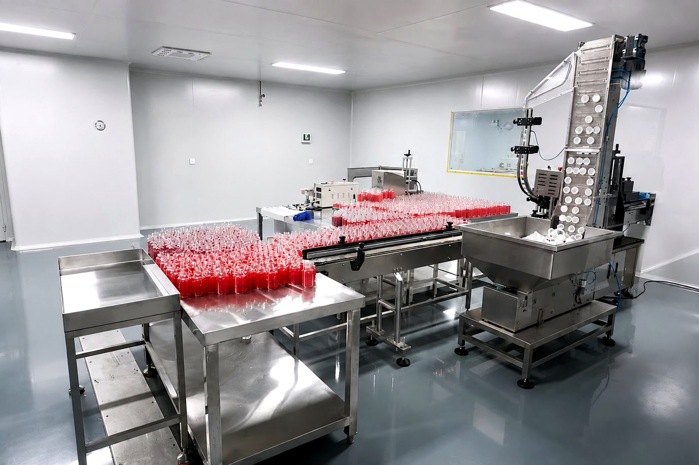 Oral liquid filling line